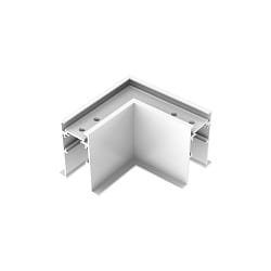 L-connector EGO RECESSED TRIM DALI controllable, horizontal, white