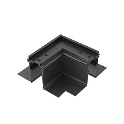 L-connector EGO RECESSED EASY horizontal, on/off, black
