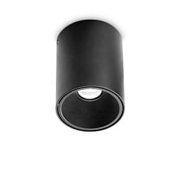 LED Deckenleuchte NITRO, rund, 25W, 3000K, 2350lm, CRI>90, IP20, schwarz