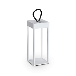 LED Akku-Tischleuchte ENYA, 30cm, 5W, 3000K, 250lm, IP54, Touch-Dim, wei