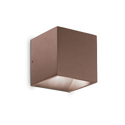 Luminaire mural dextrieur RUBIK UP/DOWN IP54, marron caf 