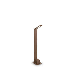 outdoor floor lamp AGOS IP54, coffee brown 