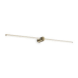 LED Wandleuchte FILO, 115cm, 16W, 3000K, 2000lm, CRI>80, IP44, messing