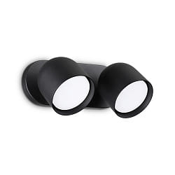Lampada da parete DODO 2-Lampadine GX53 IP20, nero dimmerabile