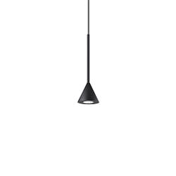 LED Pendelleuchte ARCHIMEDE, kegelfrmig, 4W, 3000K, 230lm, CRI>90, IP20, schwarz