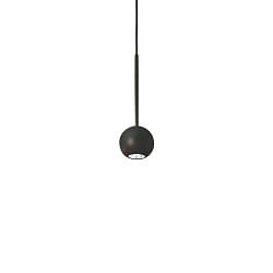 LED Pendelleuchte ARCHIMEDE, ballfrmig, 4W, 3000K, 230lm, CRI>90, IP20, schwarz