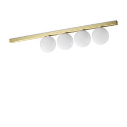 Deckenleuchte BINOMIO, 3-flammig, G9, 3x 4W (inkl.), IP20, messing
