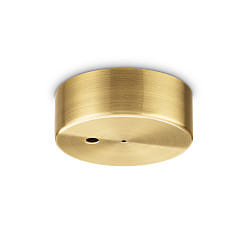 Baldacchino MAGNETICO ROUND 1 elemento, rotondo, asimmetrico, ottone, brunito