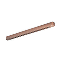 Canope LINEAR ALL IN 4 fois, angulaire, avec couverture, cuivre, bruni