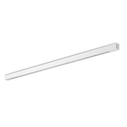 Baldacchino LINEAR ALL IN angolare, 6 elemento, con copertura, bianco opaco