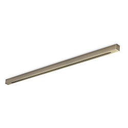 Baldacchino LINEAR ALL IN angolare, 6 elemento, con copertura, ottone, brunito