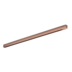 Baldacchino LINEAR ALL IN angolare, 6 elemento, con copertura, rame, brunito