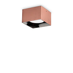ceiling luminaire SPIKE square GX53 IP20, copper, burnished dimmable