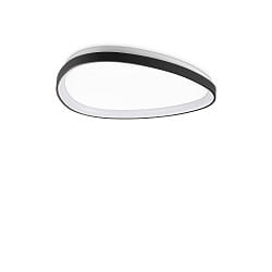 ceiling luminaire GEMINI 61 DALI controllable IP20, black dimmable