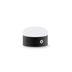 LED Akku-Tischleuchte MIGNON, 5W, 3000K, 460lm, IP20, Touch-Dim, shwarz/opal