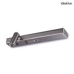 wall luminaire BONNE NUIT-1 with switch IP20, nickel 