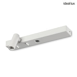 wall luminaire BONNE NUIT-1 with switch IP20, white 