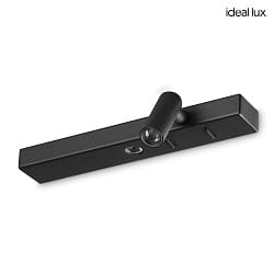 wall luminaire BONNE NUIT-2 with switch IP20, black 