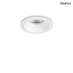 ceiling recessed luminaire GAME TRIM ROUND 58MM round, rigid, UGR < 19, switchable IP40/IP20, white 