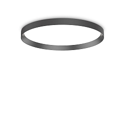 LED Deckenleuchte FLY PL D60, 87, 53W, 2700K, 5600lm, IP40, schwarz