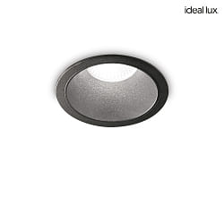 LED Decken-Einbauleuchte GAME TRIM ROUND, IP40 IK06,  8.5cm, 11W 2700K 36, CRi >90, UGR <19, on-off, wei-gold