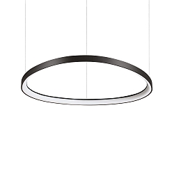 LED Pendelleuchte GEMINI D081 ON-OFF, 56W, 2700K, 6200lm, IP20, schwarz