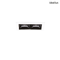 LED Deckeneinbaustrahler LIKA FI TRIM, IP20, eckig, 7.4 cm, mit Blende, CRi >90, UGR <16, on-off, wei, 6W 2700K 29