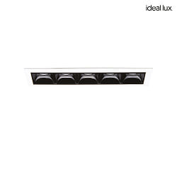 LED Deckeneinbaustrahler LIKA FI TRIM, IP20, eckig, 14.6cm, mit Blende, CRi >90, UGR <16, on-off, wei, 12.5W 2700K 29