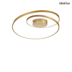 LED Deckenleuchte OZ ON-OFF, 47W, 4000K, 5500lm, IP20, messing