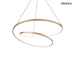 LED Pendelleuchte OZ D60 ON-OFF, IP20,  60cm, CRi >90, schaltbar, 47W 4000K, messing