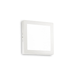 Luminaire de plafond UNIVERSAL D22 ON-OFF angulaire IP20, blanche 