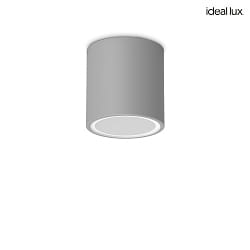 Outdoor Deckenleuchte TECHO D09, 1xGU10, IP54, grau