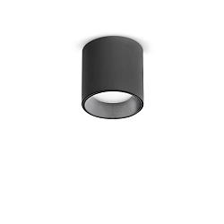 LED Deckenleuchte NITRO D04, rund, 36, 4W, 2700K, 290lm, IP20, schwarz