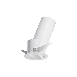 LED Deckeneinbauleuchte QUARK ADJUSTABLE,  5,85cm, 25, 12W, 3000K, 1200lm, IP20, wei