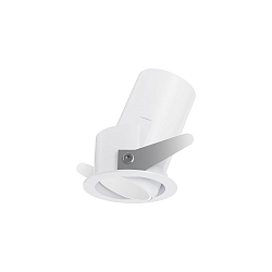 LED Deckeneinbauleuchte QUARK ADJUSTABLE,  5,85cm, 25, 9W, 3000K, 950lm, IP20, wei