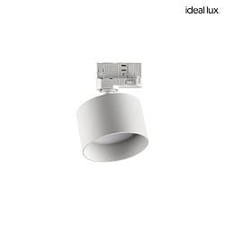 3-Phasen Strahler SPIKE, IP20, inkl. GX53 LED 9W 3000K 910lm 110, on-off (max. 15W), verstellbar, wei