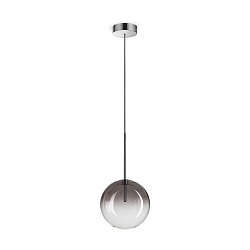 LED Pendelleuchte EQUINOXE D20, 1-flammig, 1xG4, 2W, 3000K, 200lm, IP20, rauchfarben/nuanciert