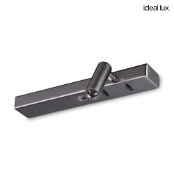 wall luminaire BONNE NUIT-2 with switch IP20, nickel 
