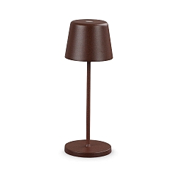 LED Akku-Tischleuchte CUTE, 2,5W, 2200/2700K, 190lm, IP65, Touch-Dim, kaffee