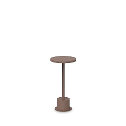 LED Pollerleuchte TOFFEE D160 H025, 11W, 3000K, 1200lm, IP65, kaffee