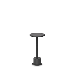 LED Pollerleuchte TOFFEE D160 H025, 11W, 3000K, 1200lm, IP65, schwarz