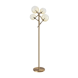 LED Stehleuchte EQUINOXE, 4-flammig, 4xG4, 2W, 3000K, 200lm, IP20, bernstein