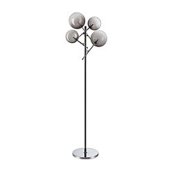 LED Stehleuchte EQUINOXE, 4-flammig, 4xG4, 2W, 3000K, 200lm, IP20, rauchfarben