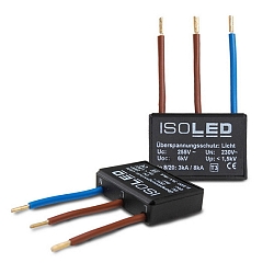 Overvoltage predection, fine fuse for LED technology, T3, IP20, 230-255V, max. 680W