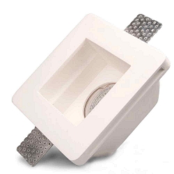 Lumire encastre GX5.3 IP20, blanche