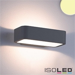 LED Außenwandleuchte Up&Down, eckig, 1x7W CREE, IP54,3000K 310lm 120°, Aluminium, Anthrazit