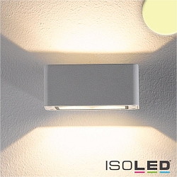 LED Auenwandleuchte Up&Down, eckig, 4x3W CREE, IP54, 3000K 490lm 120, Aluminium, Wei