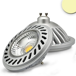ES111 COB Spot, 100-250V AC, GU10, 13W 2700K 1050lm 809cd 75, not dimmable, silver