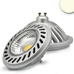 ES111 COB Spot, 100-250V AC, GU10, 13W 4000K 1400lm 1078cd 75, not dimmable, silver