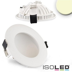 LED recessed downlight LUNA, indirect lightbeam, IP20, not dimmable, white, 8W 2700K 300lm 120
